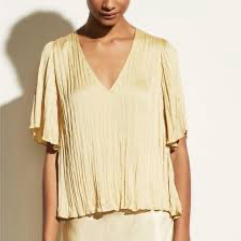 Vince flutter sleeve blouse